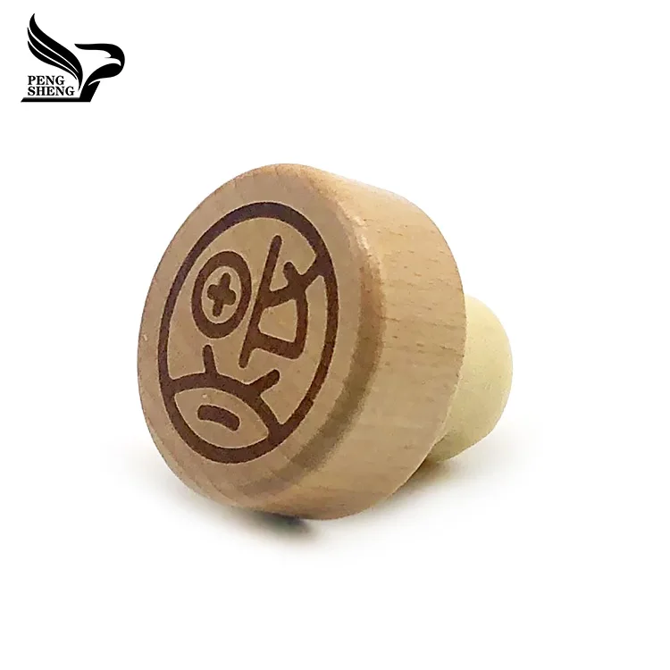
Wooden cap synthetic cork bottle stopper Sealing completely and tightly 