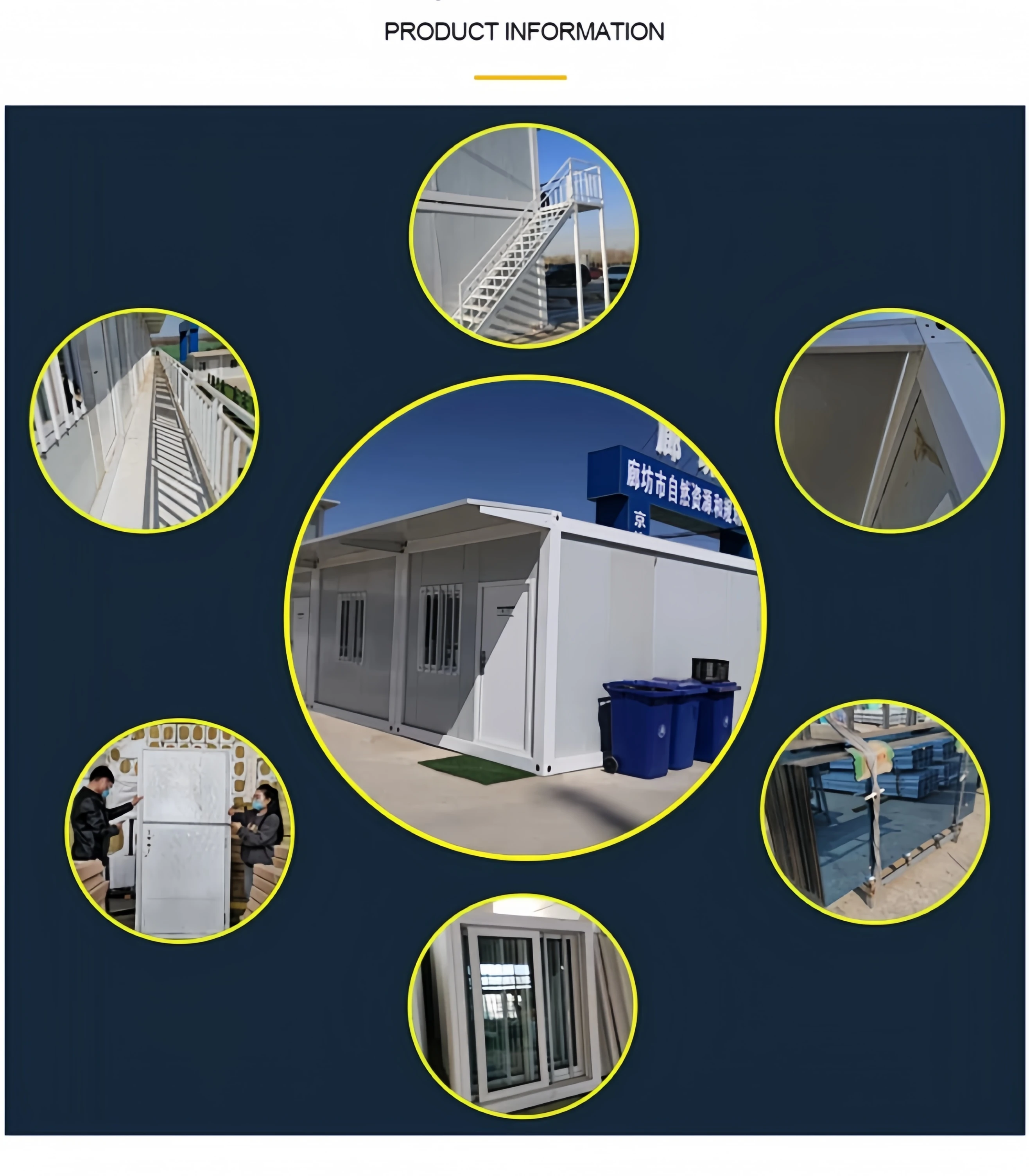 Low Price Commercial Quick Assembly 20 Ft Steady Real Estate Flat Pack Tiny House for Warehouse Office