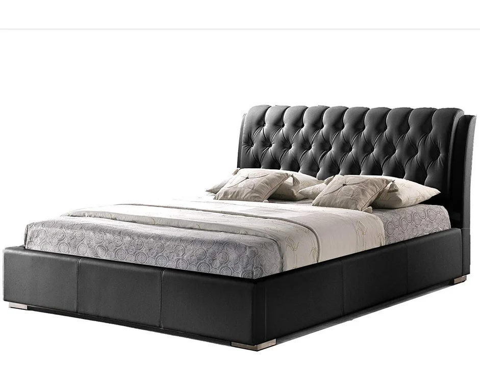 Good quality latest double bed designs / bed design / modern home bedroom furniture