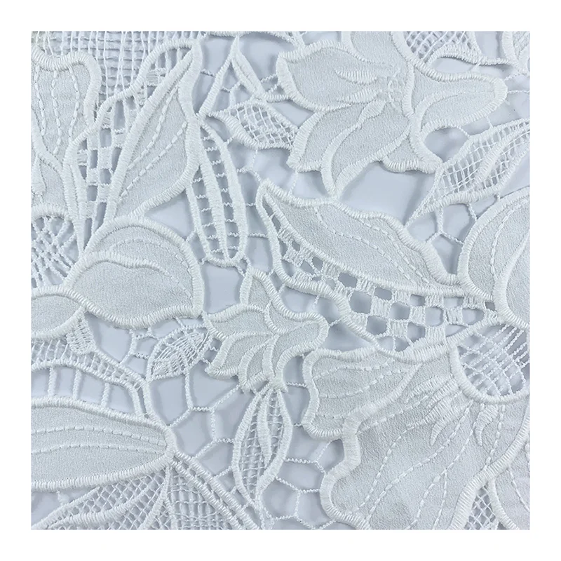 Factory direct supply Polyester ammonia dissolved embroidery  for dress