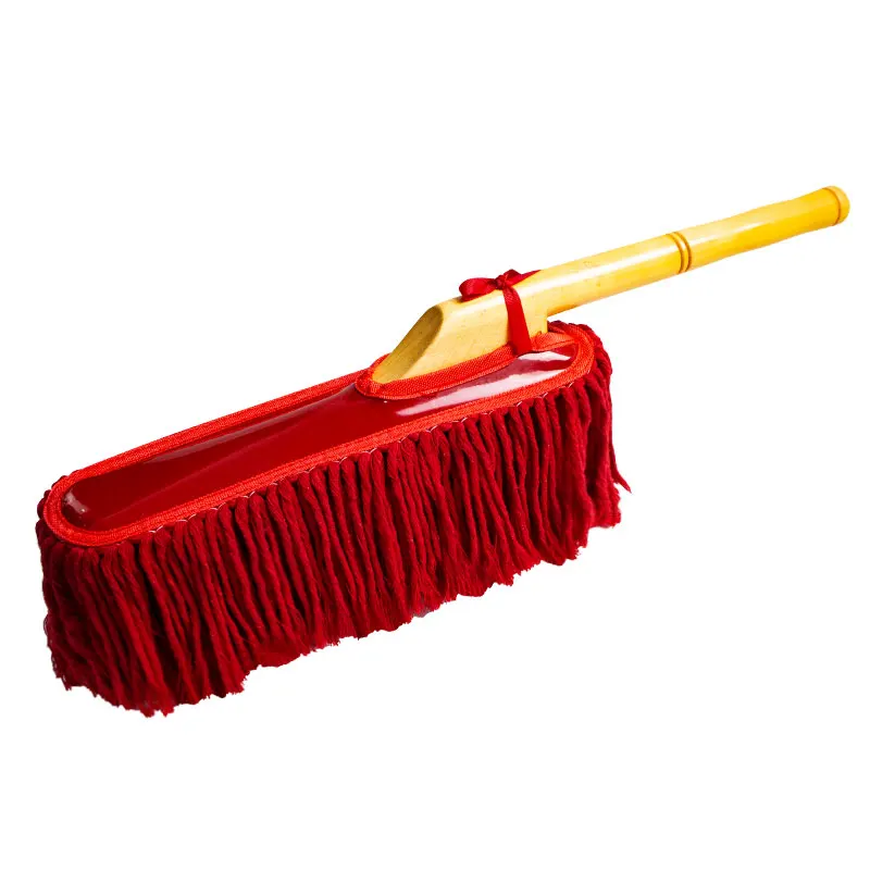 hot sales cotton Car dust brush with long handle car cleaning brush with detachable head