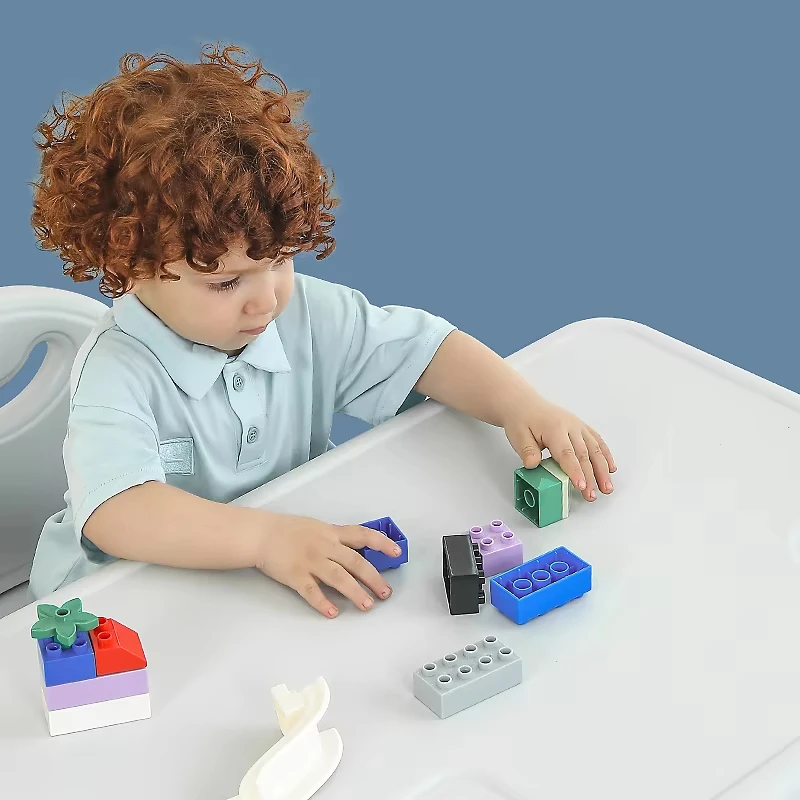 Plastic Activity Table School Home Kids Furniture Kids Study Desk Table Chair Furniture Set for Kids