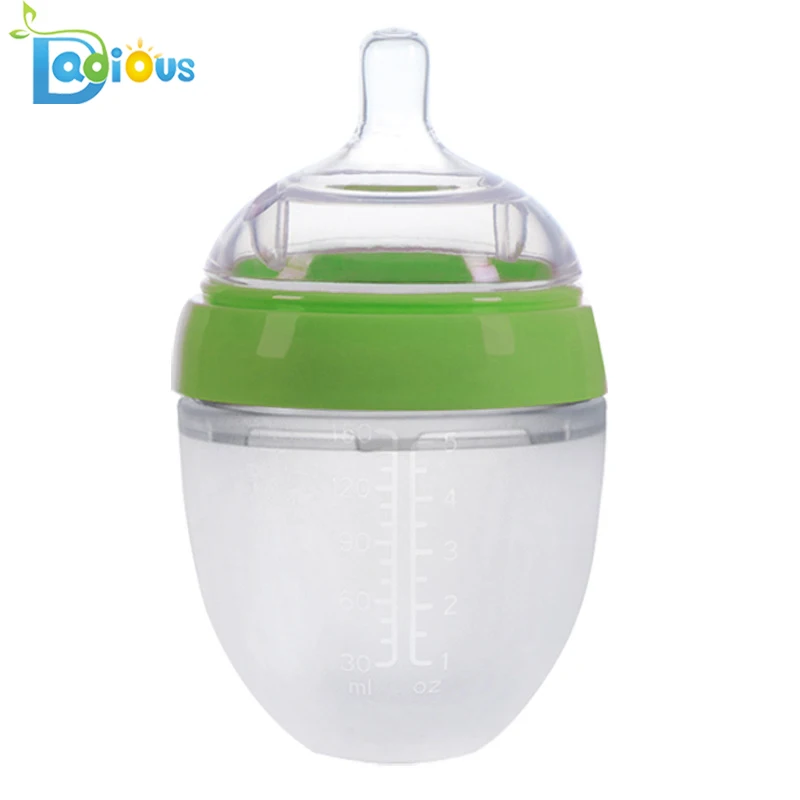 2019 Hot Sale BPA Free Silicone Baby Feeding Bottle