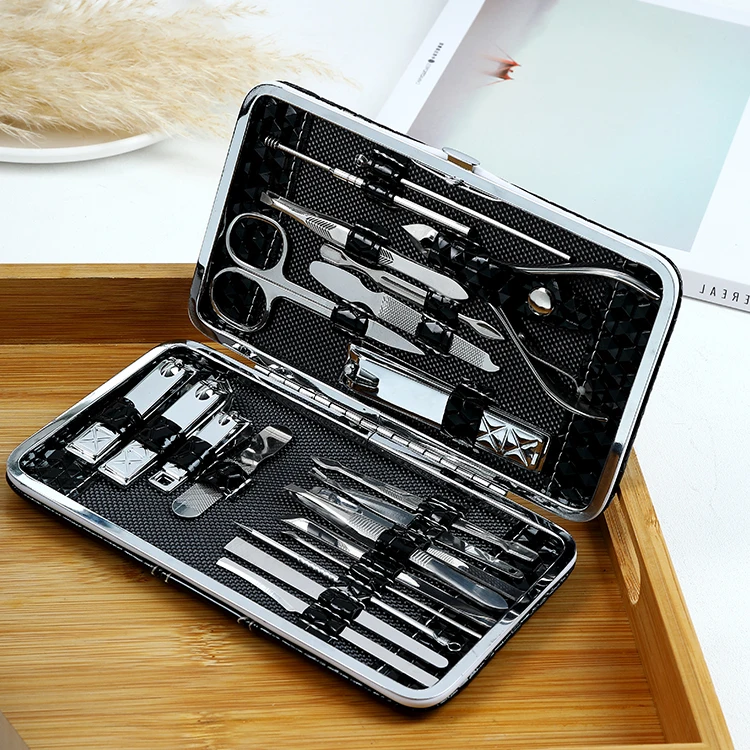 High Quality Set De Manicure Pedicure Nails Tool Cutter Clipper Care Art Kits Tools & Custom Logo Nail Kit Professional