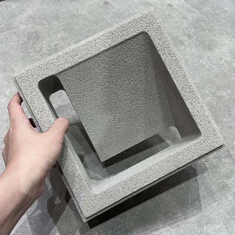 Outdoor Indoor Wall Partition Decoration Block Hollow Wall Brick 3D Wall Foamed Ceramic For Building