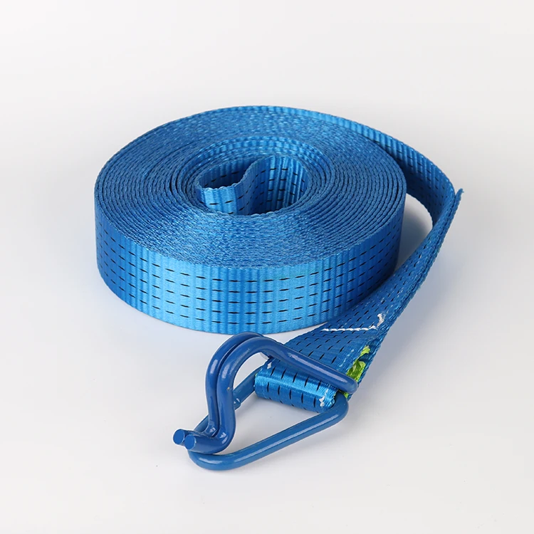 13 Ft Portable Heavy Duty Tie Down Cargo Strap Luggage Lashing Strong Ratchet Strap Belt With Metal Buckle