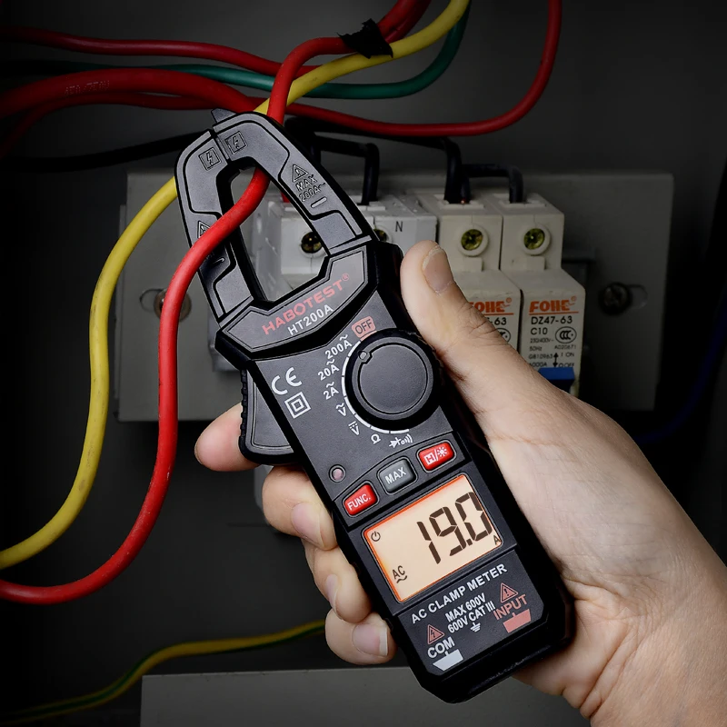 Hot Sale HABOTEST HT200A Low Price Auto Range Pocket Digital Clamp Meter with Capacitance