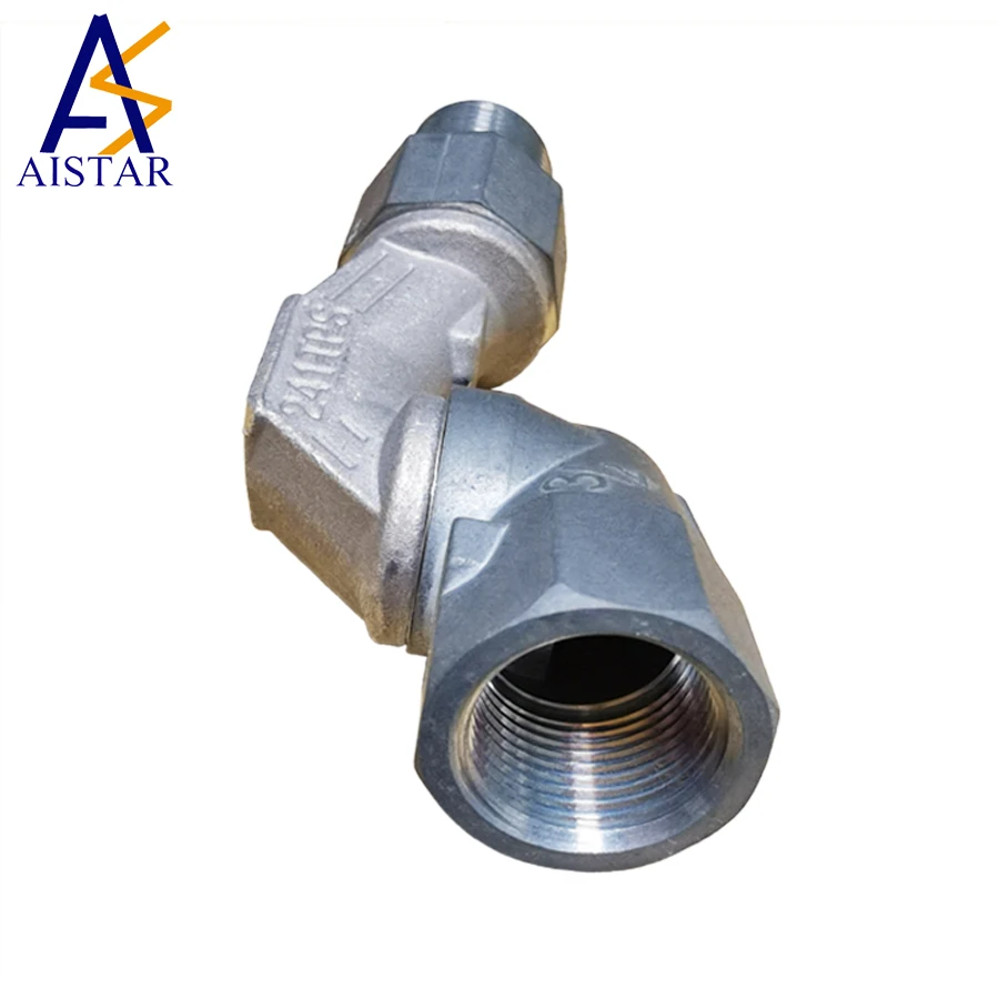 Zinc Alloy 90 degree Swivel /241TPS Series Hose Swivels /Fuel Nozzle Fitting for Fuel Dispenser