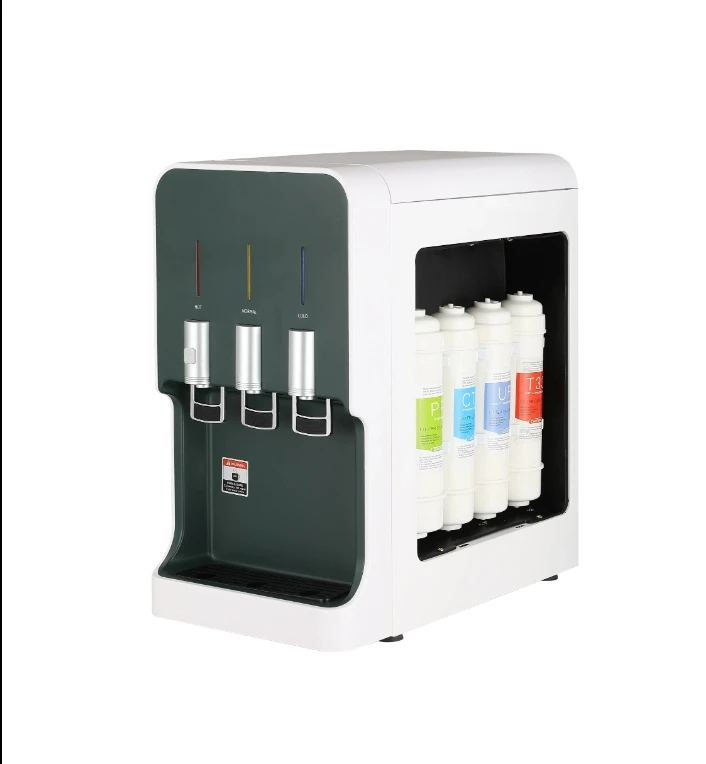 Elegance Standing Design Compressor Cooling Desktop Direct Line Water Dispenser YLRT-V9 Available With 3 Taps