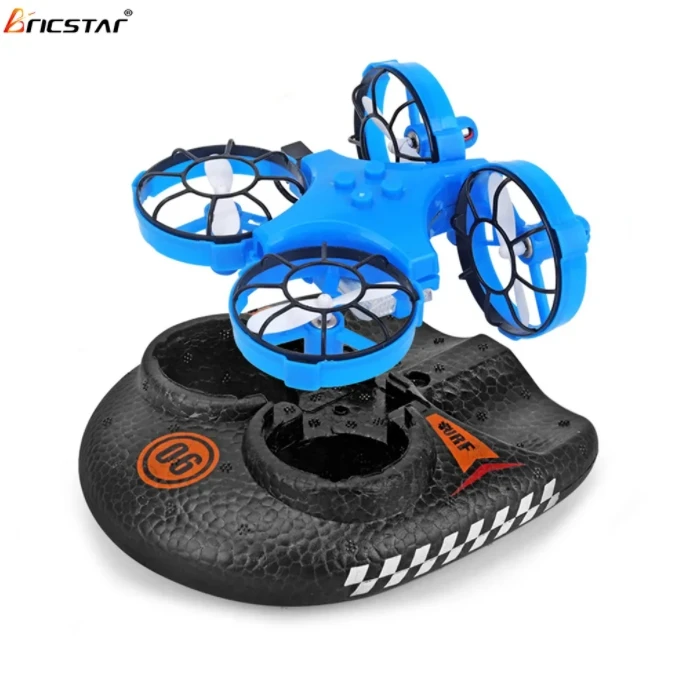 Bricstar 360 degree flip drone child toy 2.4g rc toy drones kids quadcopter drone Amphibious 3in1 UAV for kids