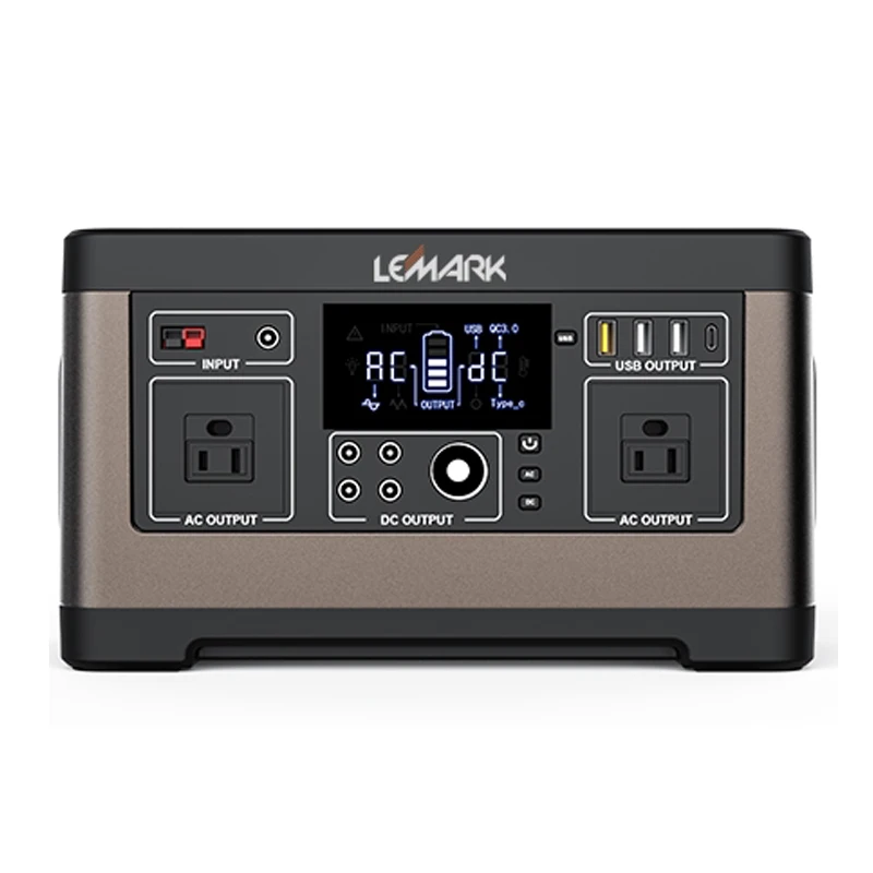 OEM Logo Portable Solar Camping Battery Box 500 Watt Outdoor Power Supply with DC AC Inverter