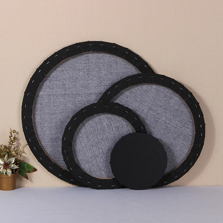 
Customized circular stretched artist canvas painting canvas inkjet printing 