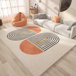 minimalist light luxury living room carpet geometric abstract modern home bedroom carpet area rug