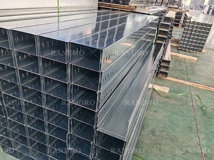 RANDRO Automatic Ventilated Cable Tray Steel Trunking Roll Forming Making Machine