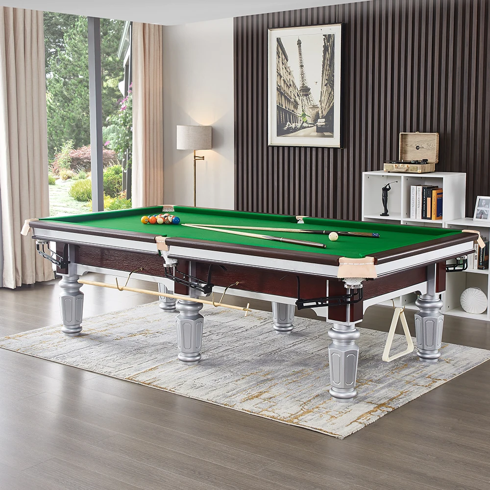 Standard 8 9 ft Home Clubhouse Pool Table Set with Pool Cues Commercial free-match billiard table accessories
