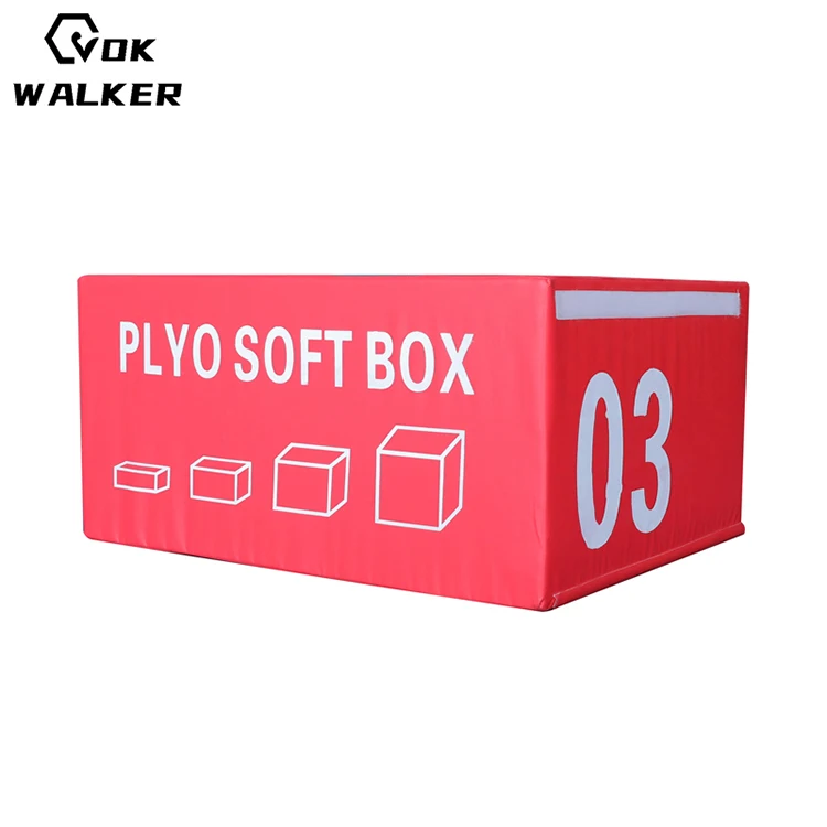 Factory Price For 3 In 1 Plyometric Boxes PVC Soft Jumping Exercises Plyo Boxes for Soft Jump Training