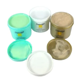 Damage Hair Care Organic Plant Essence Olive oil Infused Nourishing Creamy Damage Hair Mask Garlic