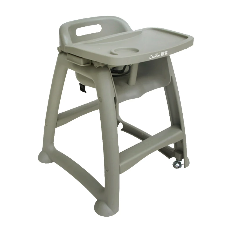 Новый регулируемый и удобный Съемный Детский обеденный стул, Штабелируемый детский стул с высокими штанинами и подносом для ресторана