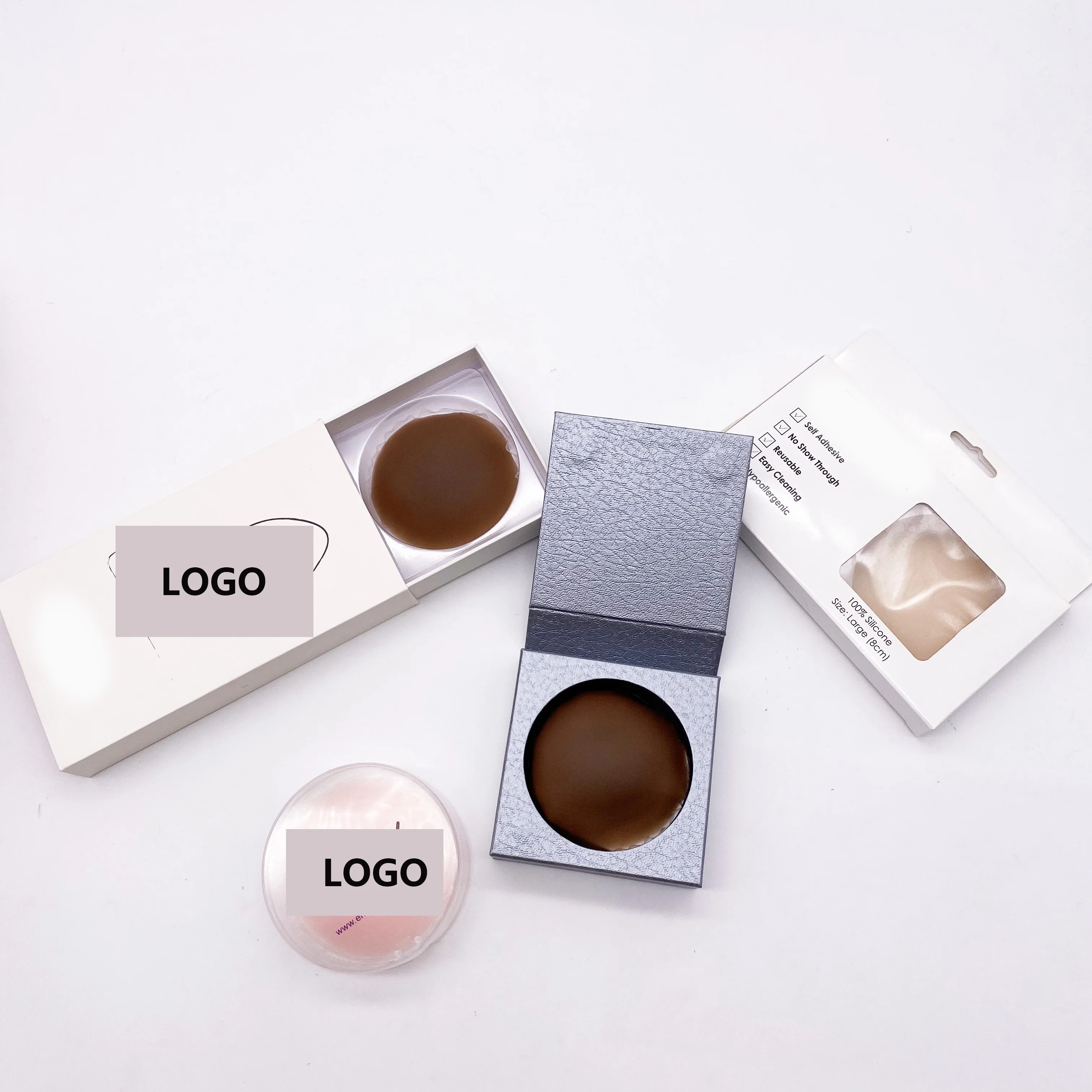 Factory Wholesale Comfortable Reusable  Self Adhesive Silicone Nipple Pasties Eco-Friendly Matte Nipple Cover