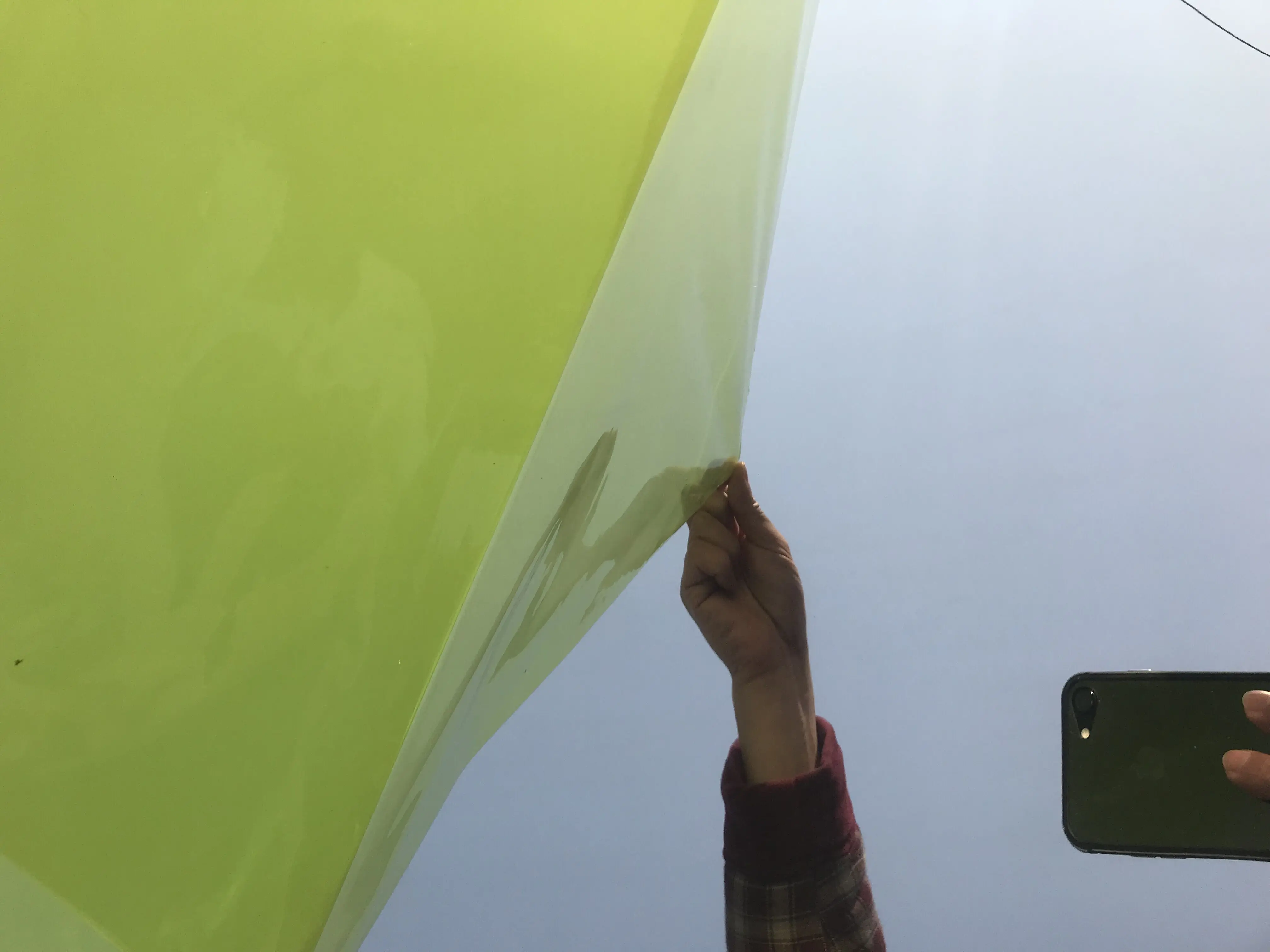 polished aluminium sheet stucco embossed finish with protective film on main side