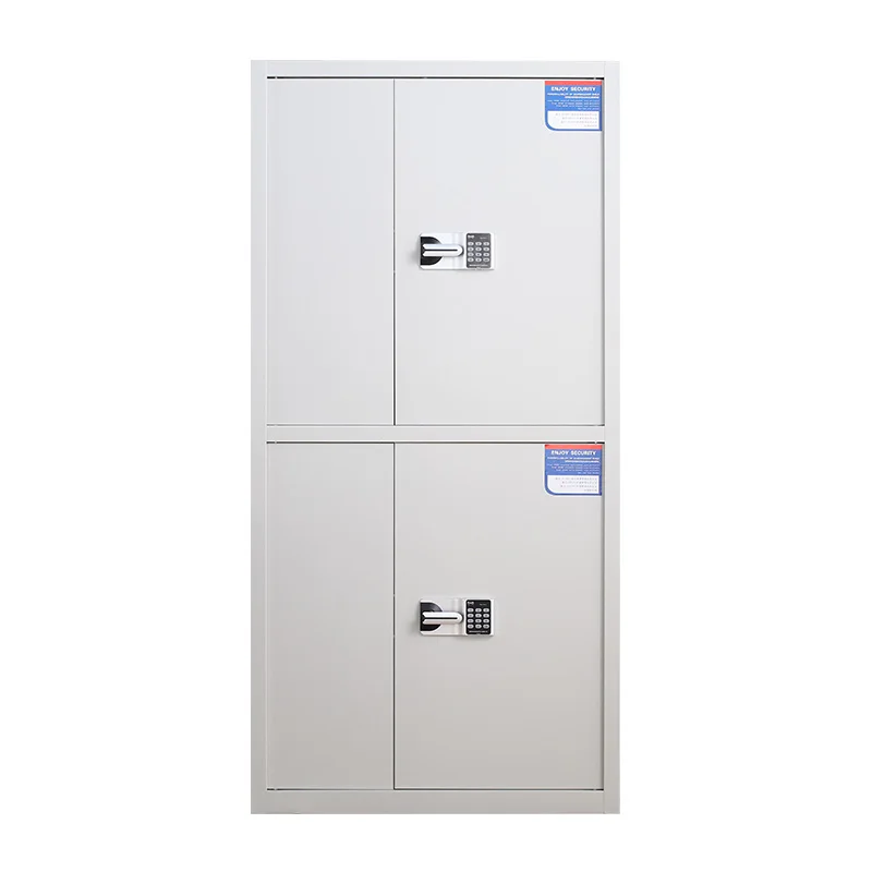 National treasure lock confidential cabinet document financial filing cabinet Office safe box double section cabinet