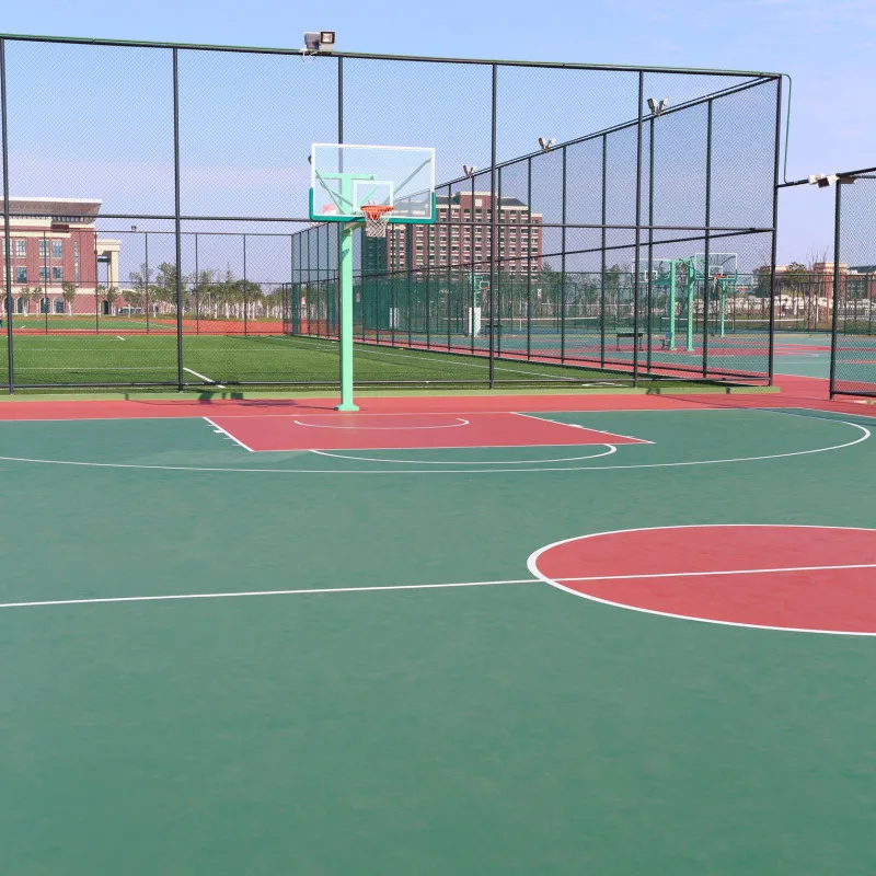 Silicon PU Material For School Basketball Court