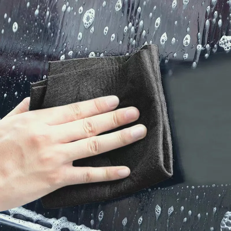 Factory wholesale High absorbent water microfibre south korea 30*40cm 300gsm fabric non woven cleaning towel