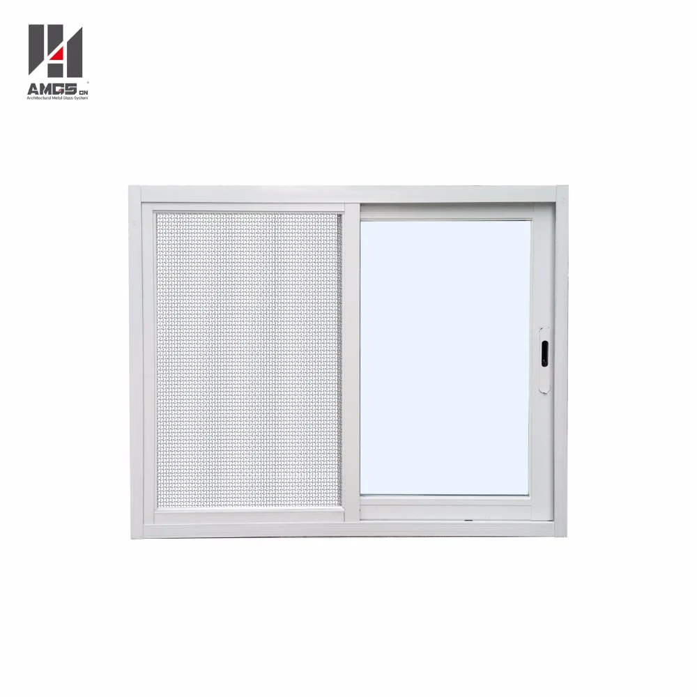 
Aluminium Grill Design, Aluminum Sliding Glass Window With Mosquito Net 