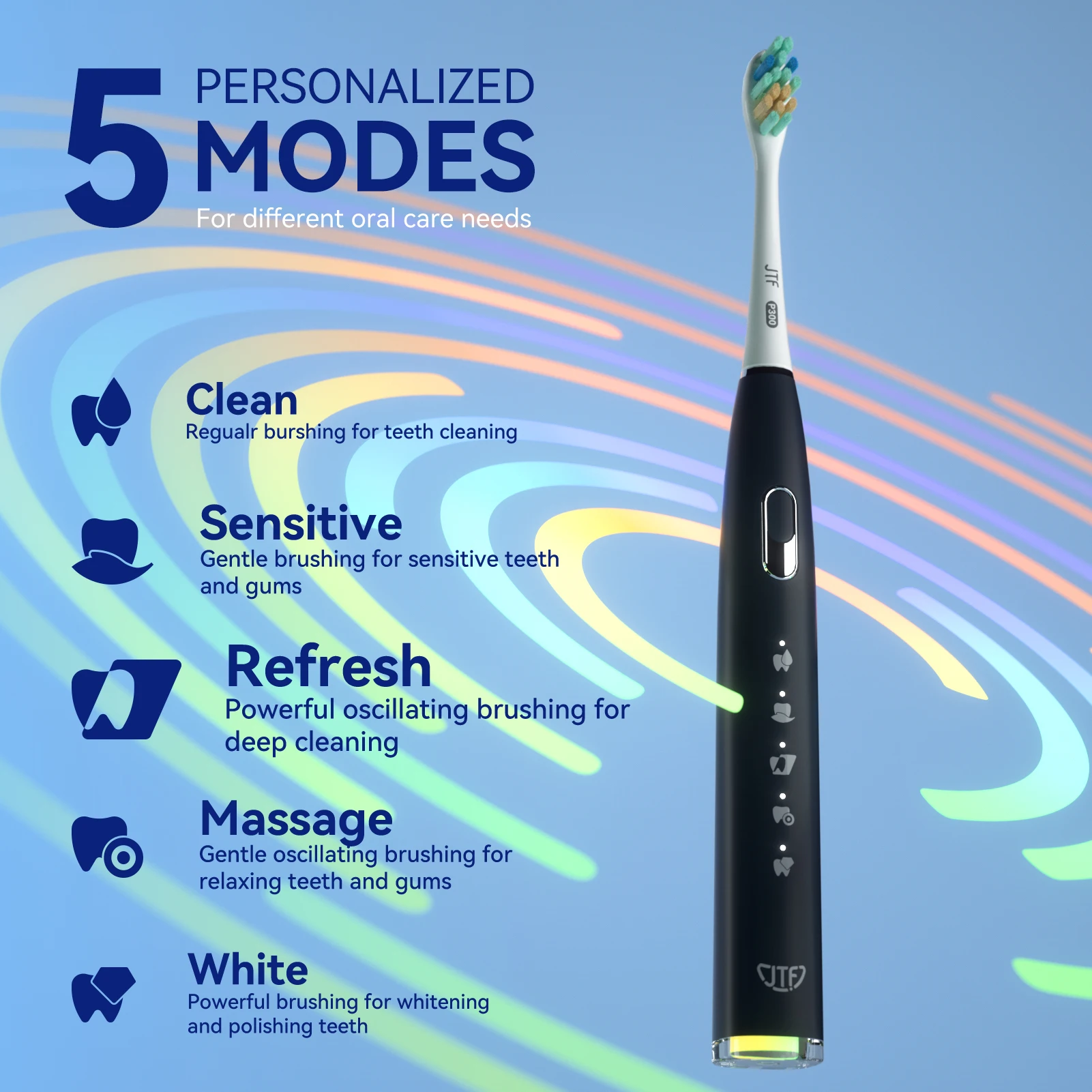 Wholesale Eco Friendly 2023 dental care soft electric toothbrush