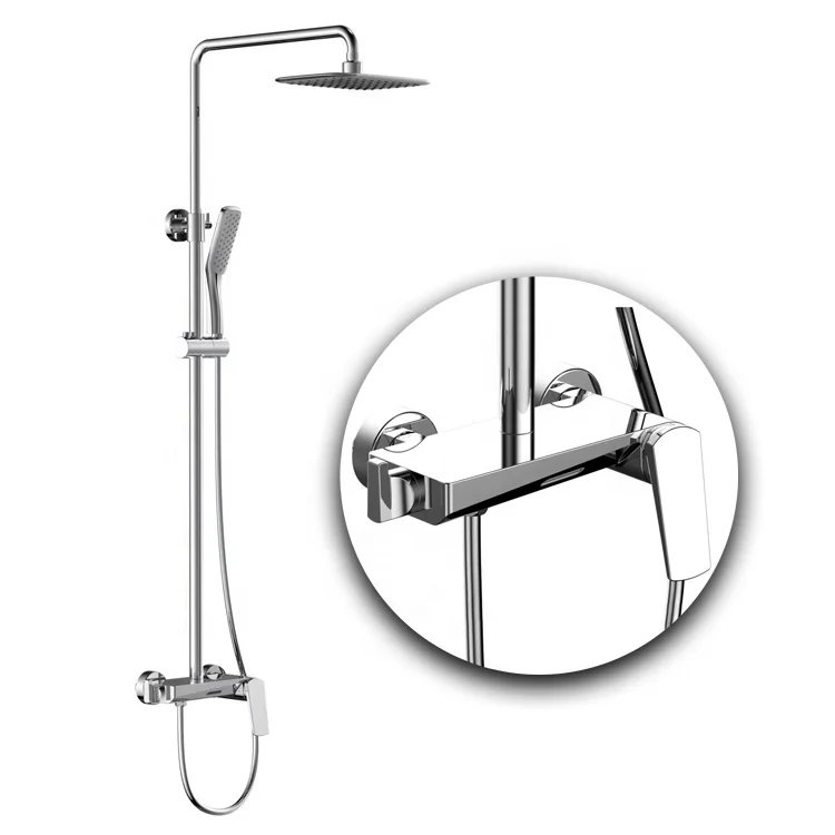 Yile new design high quality brass bath shower faucet with shower head