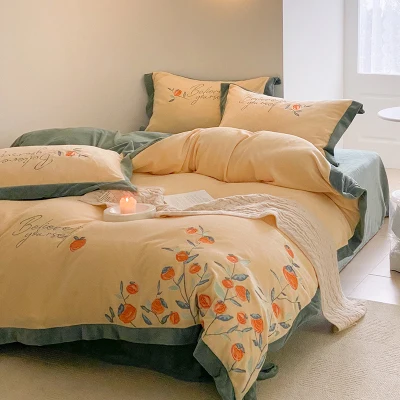 New Flannel Bedding sets Warm Comforter Sets Saudi Market