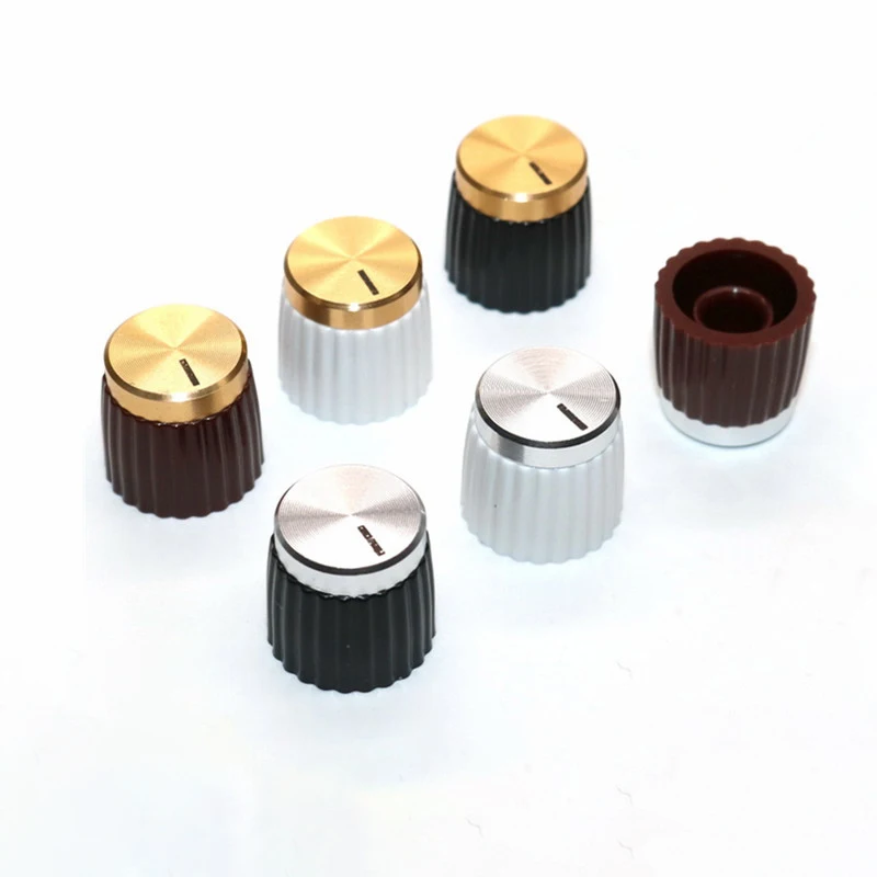 Excellent Material Colorful Plastic Rotary Switch Knob for CNC Machine Tool accessories 6.1 6.4 mm Shaft Hole Screw Lock Knob