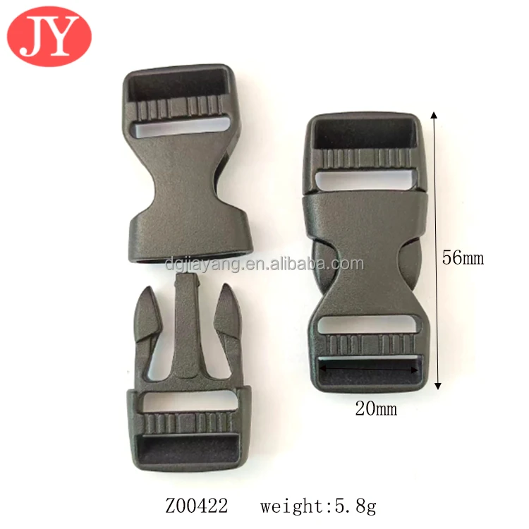 plastic side release buckle for  backpack luggage straps plastic clip buckle webbing size 50mm 20mm 25mm