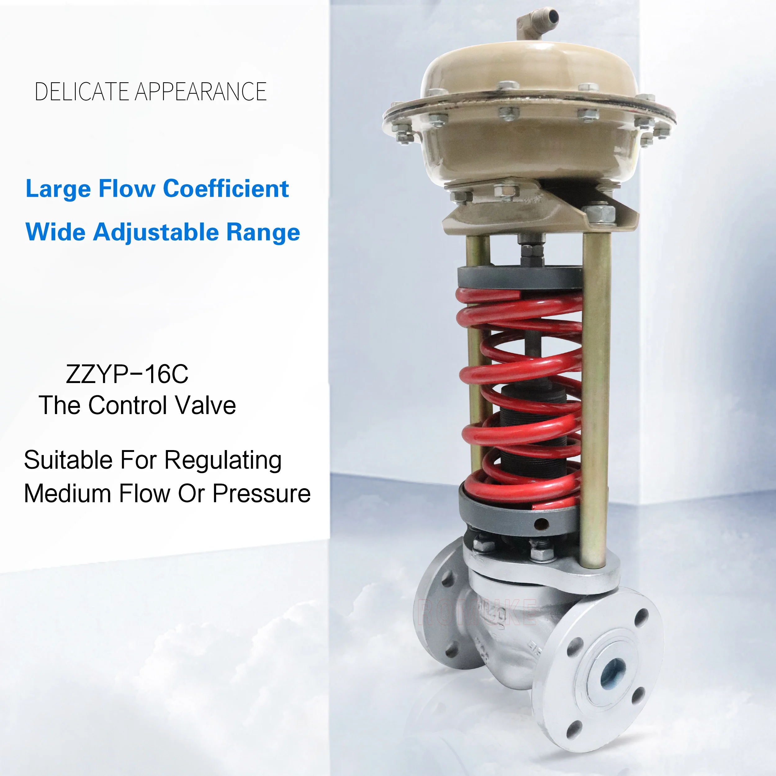 ZZYP-16C Cast Steel Self operated Pressure Flange Control Valve