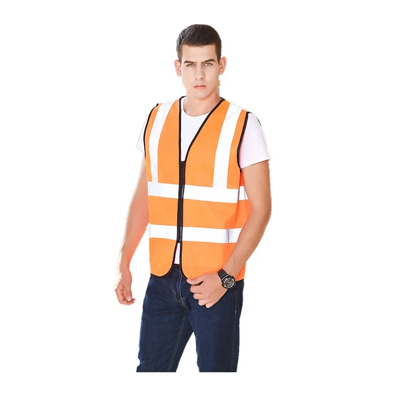 
Hot selling high fluorescent warning reflective vest safety reflective vest 