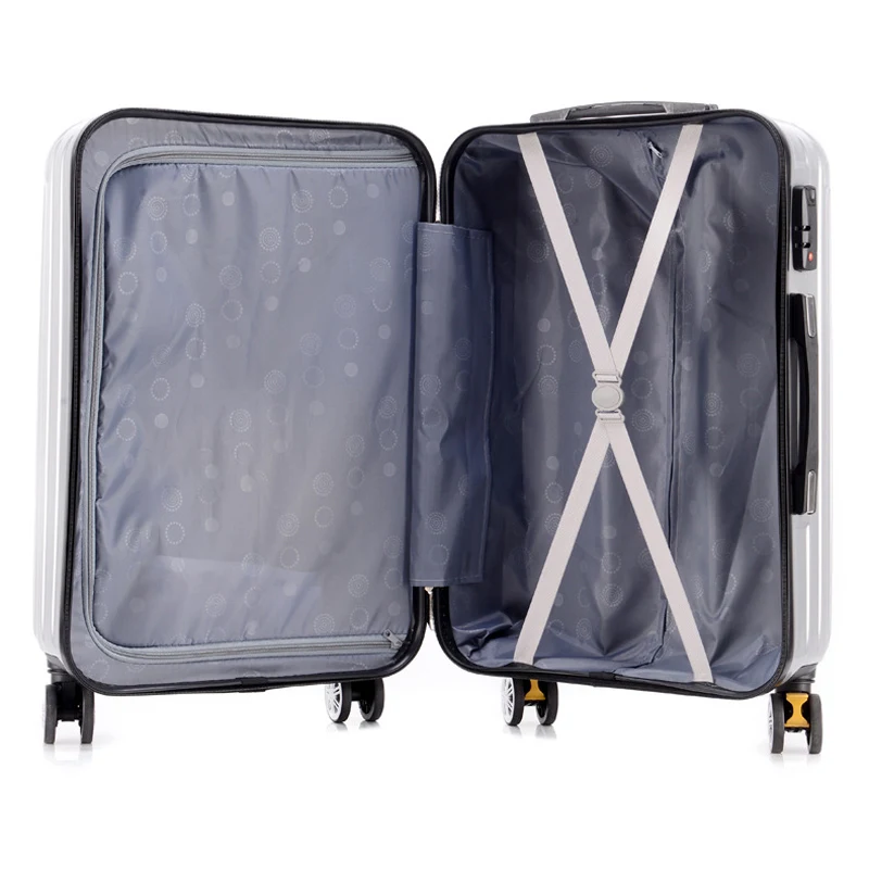 Casual Clear Thailand Scale Travelling Bags Trolley Set Suitcase Femal Carry On Luggage With Spinner
