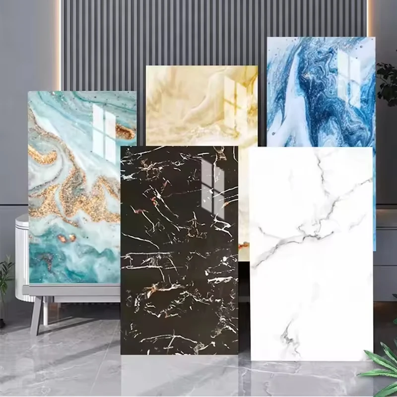 Marble Design UV Coating PVC Marble Wall Panels for Indoor Decoration for Sale