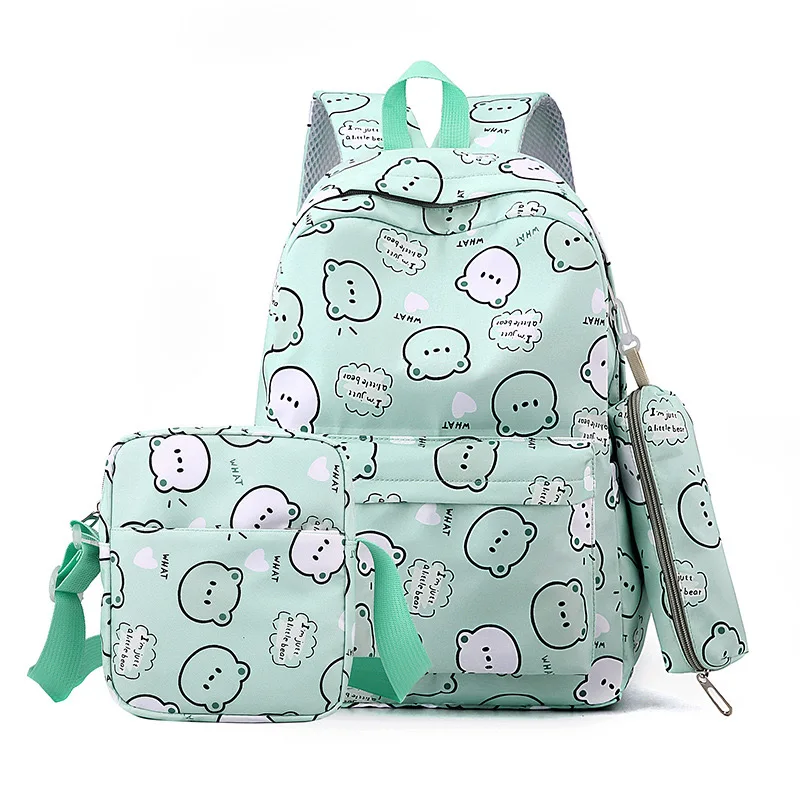 Custom Pink Cartoon School Bags for Children Backpack for Boys and Girls with Lunch Factory Sale Kid-Friendly Design
