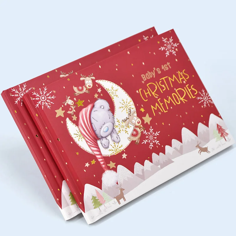 Книга в твердом переплете с бумажным подносом Рождественская книга