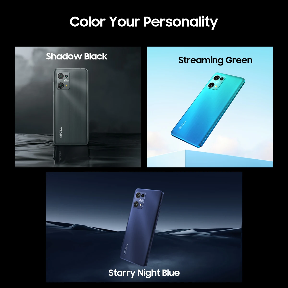 New arrival Original OSCAL C30 6.5 inch 4GB+32GB Smartphone 5080mAh Battery Dual 4G Telephone Cellphone Android 12 Mobile Phones