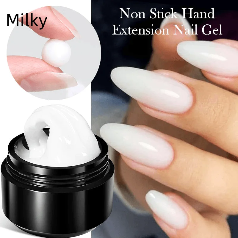 4 In 1 Non-Wipe Extension Nail Construction Glue Solid Building Gel For Diy Art Manicure