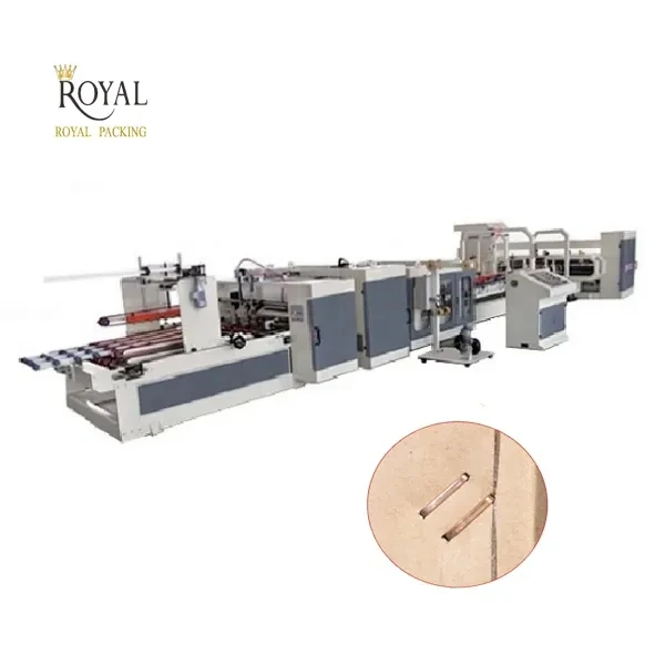 RY-ZDD полно-автоматическая фальцевально-клеильная машина и строчильная машина для картонная коробка