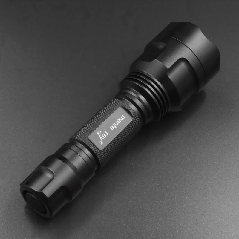 C8 Portable LED Flashlight Torch with SST-40.2 SST40.2 LED Chip inside Ar Coated Glass Lens DTP Copper Plate Lamp