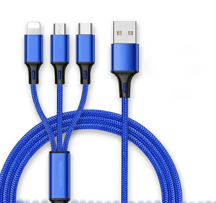 Braided Micro USB Cable Sync Data Cable 28AWG 1M 1 2M 1 5M Mobile Phone Black Jacket Gold Red Game Camera Blue Computer Pvc Pin