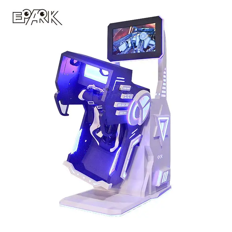 Quality Shooting Game 720 Degree Amusement Chair 9D VR Cinema Roller Coaster Simulator