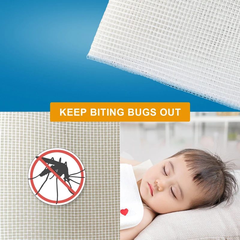 Popular patent adhesive screen with magnetic mosquito screen, magnetic curtain window screen