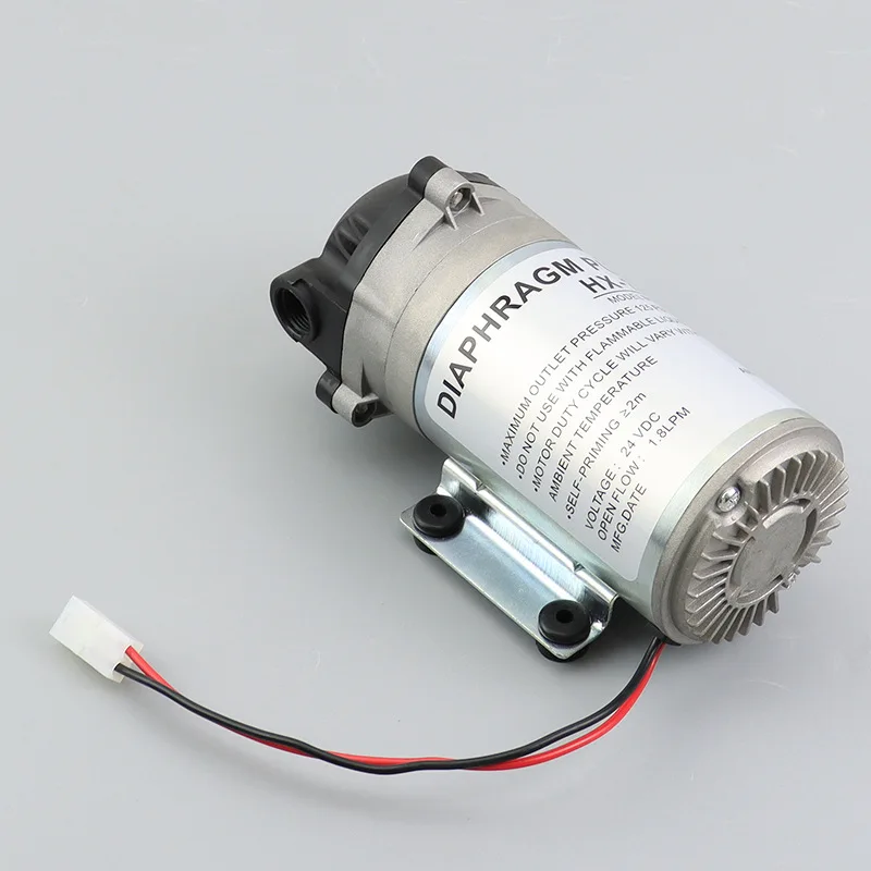Manufacturer  50G/75G/100G/200G/300G/400/600G 24V RO Diaphragm Booster Pump Membrane Pressure Pump for Reverse Osmosis RO System