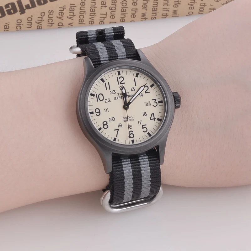 LAIHE 20mm 22mm 24mm One Piece Wholesale  Nylon Watch Straps