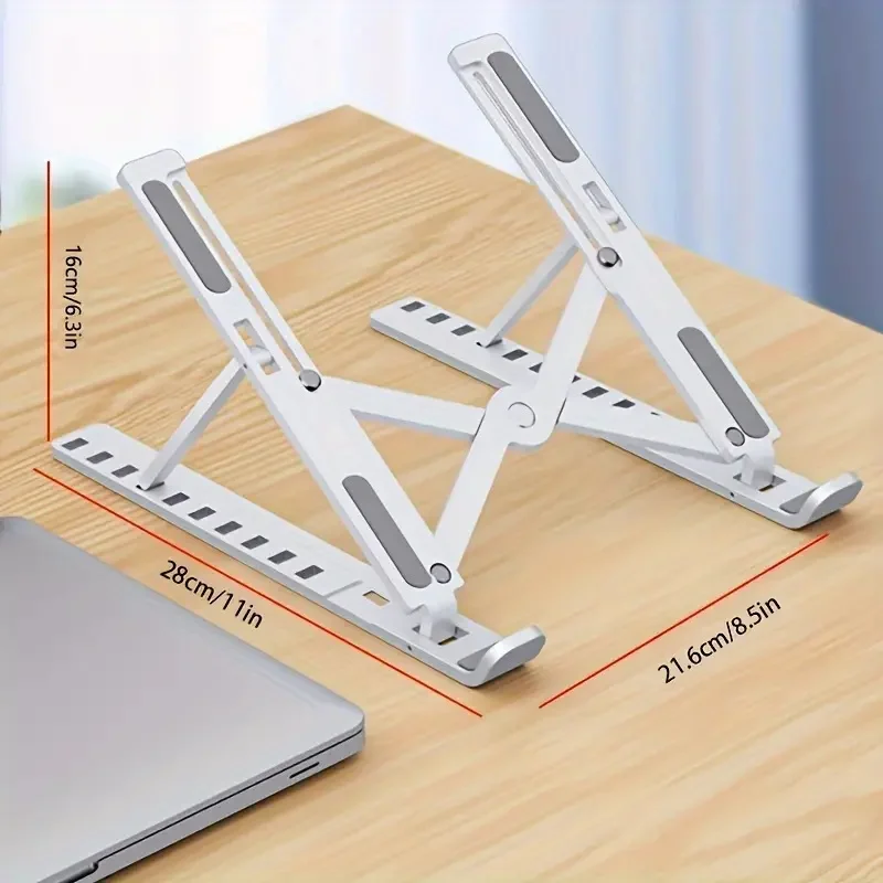 Aluminum Alloy Laptop Stand Folding Holder Notebook Universal for MacBook Air Pro ipad PC Bracket laptop holder Black