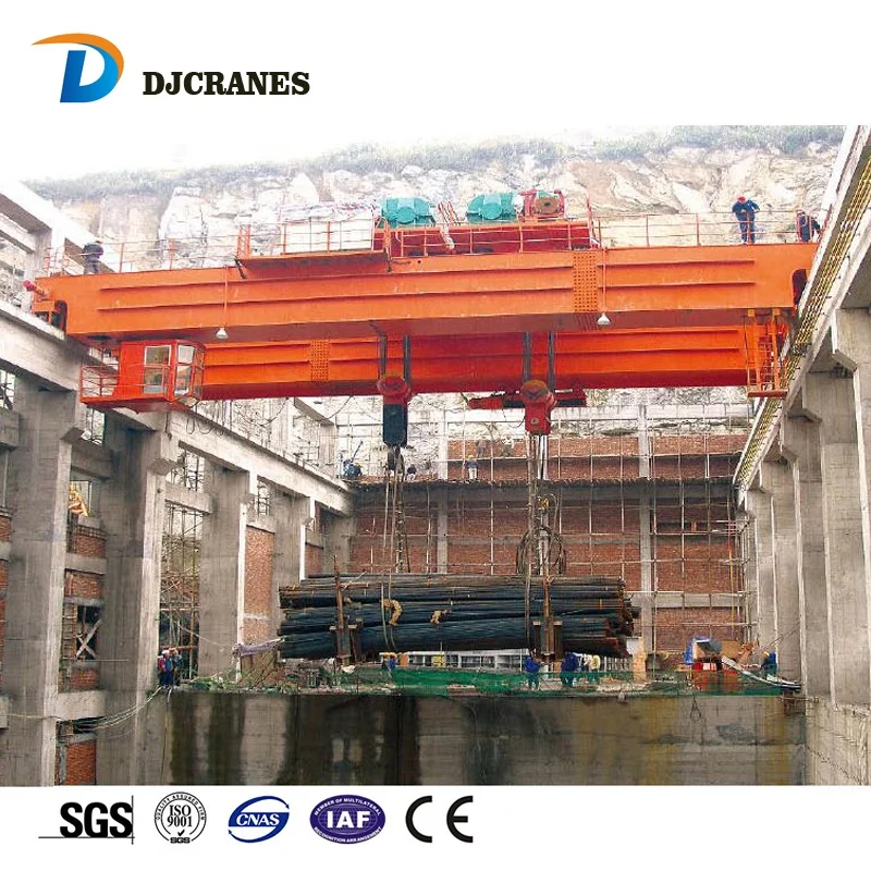 DJCrane double girder bridge crane travelling crane with hoist or winch trolley